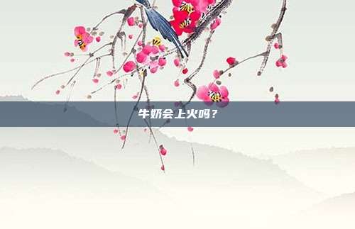 牛奶会上火吗?