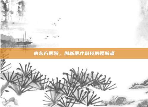 京东方医院,创新医疗科技的领航者