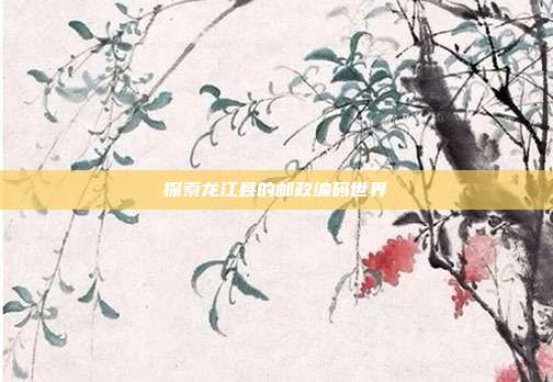 探索龙江县的邮政编码世界