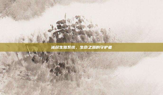 泌尿生殖系统,生命之源的守护者