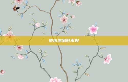 烫水泡脚好不好