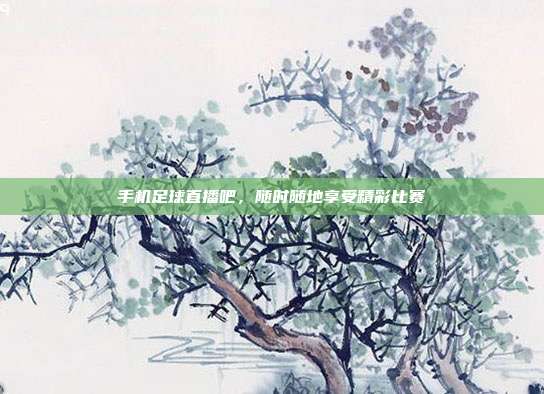 手机足球直播吧,随时随地享受精彩比赛