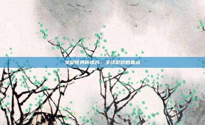 女足世界杯排名,全球足球的焦点