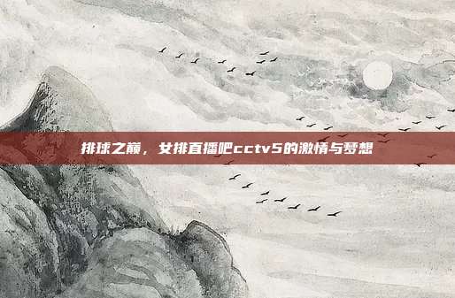排球之巅,女排直播吧cctv5的激情与梦想