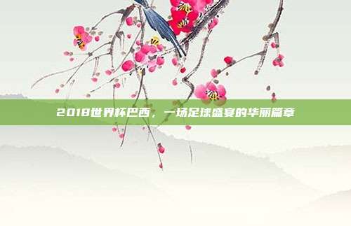 2018世界杯巴西，一场足球盛宴的华丽篇章