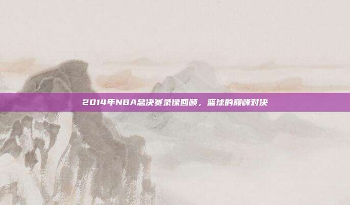 2014年NBA总决赛录像回顾，篮球的巅峰对决