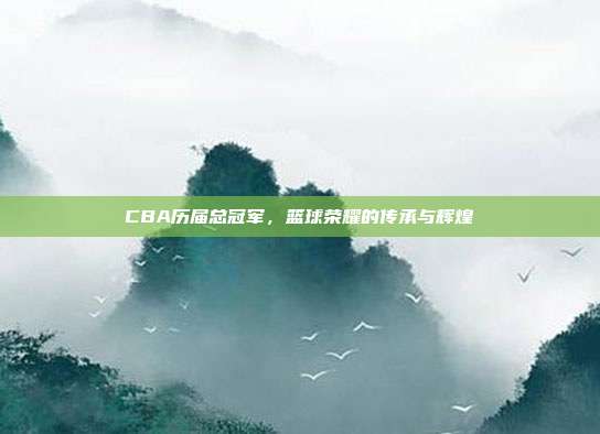 CBA历届总冠军，篮球荣耀的传承与辉煌