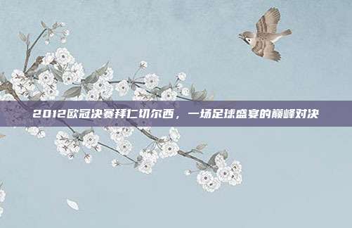 2012欧冠决赛拜仁切尔西,一场足球盛宴的巅峰对决