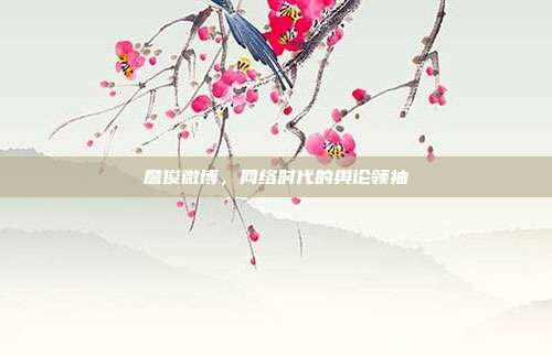 詹俊微博,网络时代的舆论领袖
