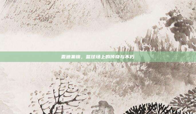 麦迪集锦,篮球场上的传奇与不朽