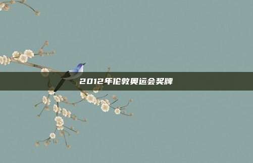 2012年伦敦奥运会奖牌