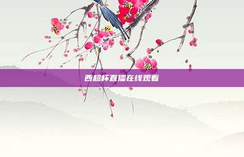 西超杯直播在线观看