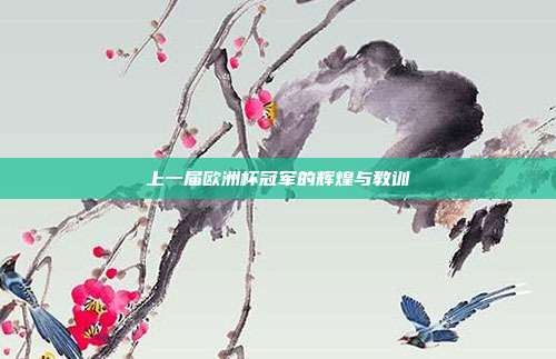 上一届欧洲杯冠军的辉煌与教训