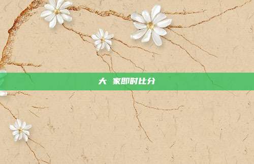 大 家即时比分