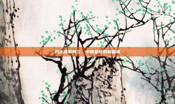 归化球员阿兰,中国足球的新篇章