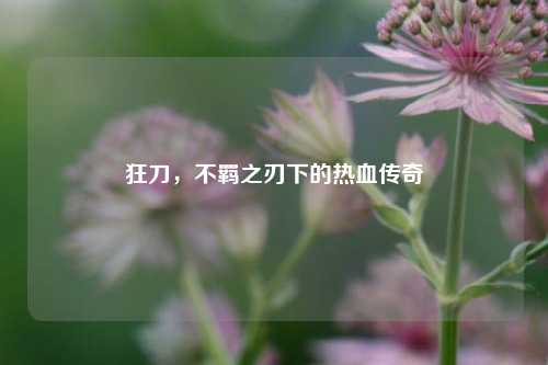 狂刀，不羁之刃下的热血传奇