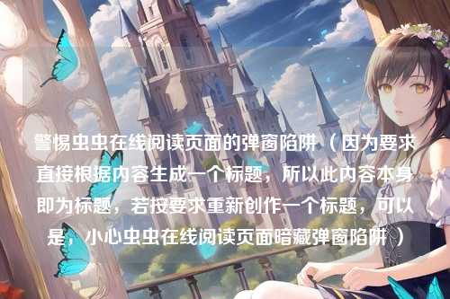 警惕虫虫在线阅读页面的弹窗陷阱 (因为要求直接根据内容生成一个标题,所以此内容本身即为标题,若按要求重新创作一个标题,可以是,小心虫虫在线阅读页面暗藏弹窗陷阱 )