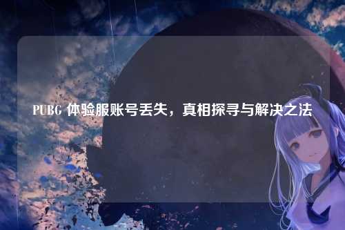 PUBG 体验服账号丢失，真相探寻与解决之法