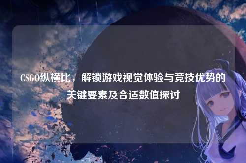 CSGO纵横比，解锁游戏视觉体验与竞技优势的关键要素及合适数值探讨