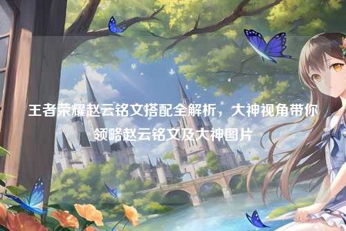 王者荣耀赵云铭文搭配全解析,大神视角带你领略赵云铭文及大神图片