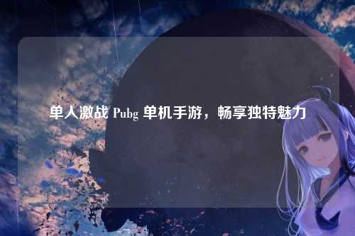 单人激战 Pubg 单机手游,畅享独特魅力